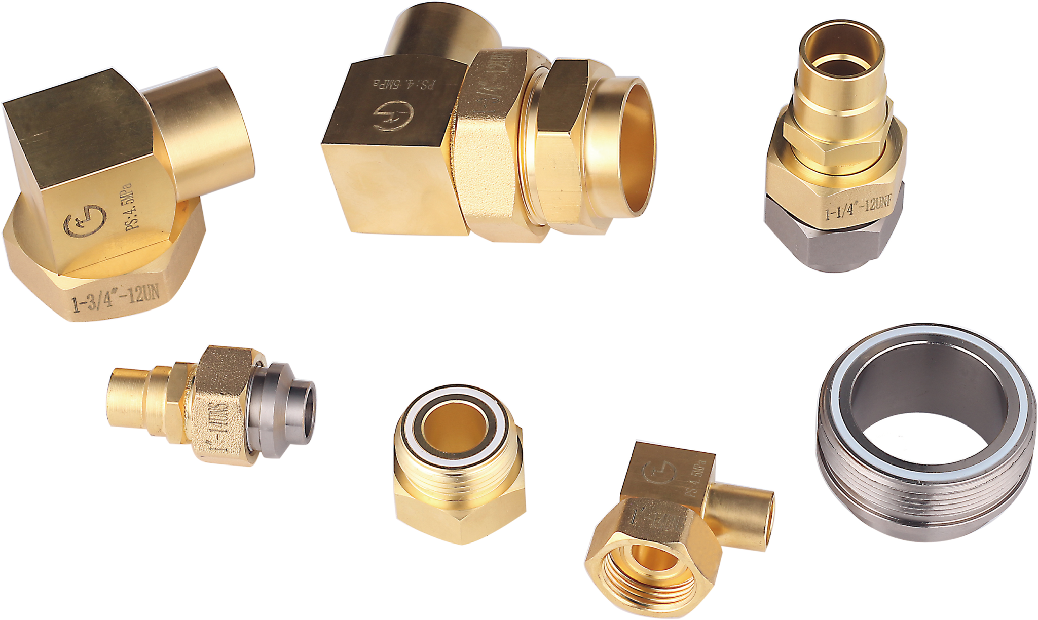 Brass rotalock connectors